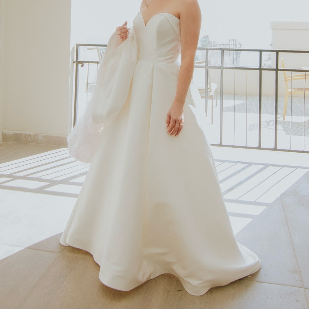 Justin Alexander Sweetheart Neckline Mikado Ball Gown | 10